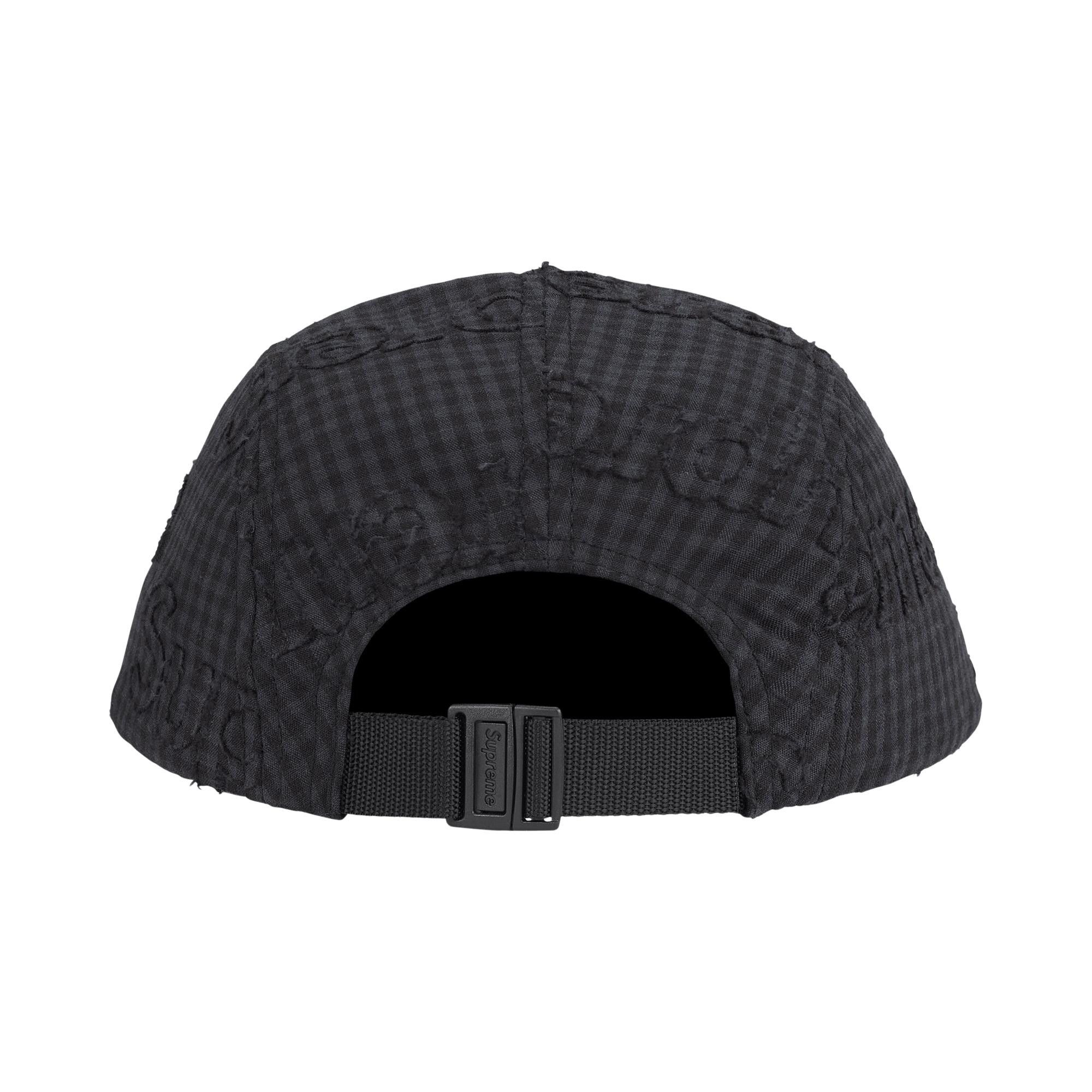 Buy Supreme Monogram Gingham Camp Cap 'Black' - SS26H38 BLACK | GOAT