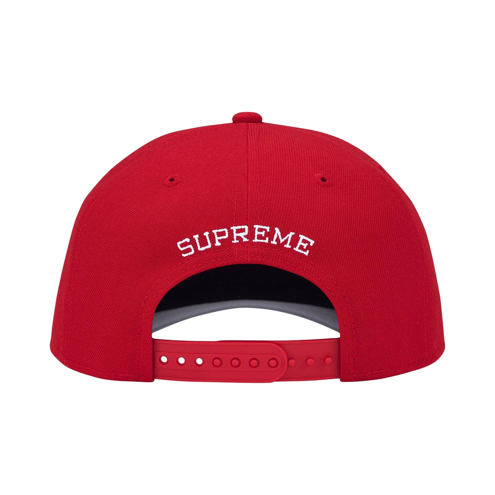 Buy Supreme Gothic Outline Adjustable New Era 'Red' - SS26H116 RED
