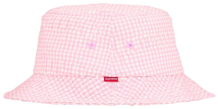 Supreme Monogram Gingham Crusher Pink