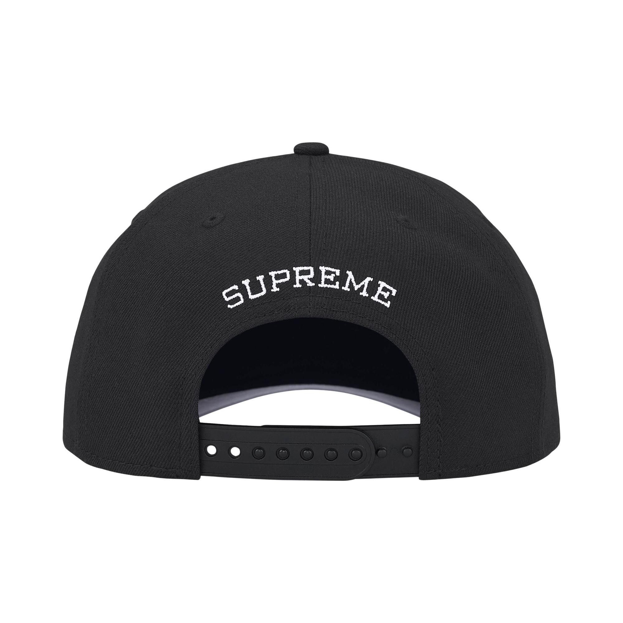 Buy Supreme Gothic Outline Adjustable New Era 'Black' - SS26H116