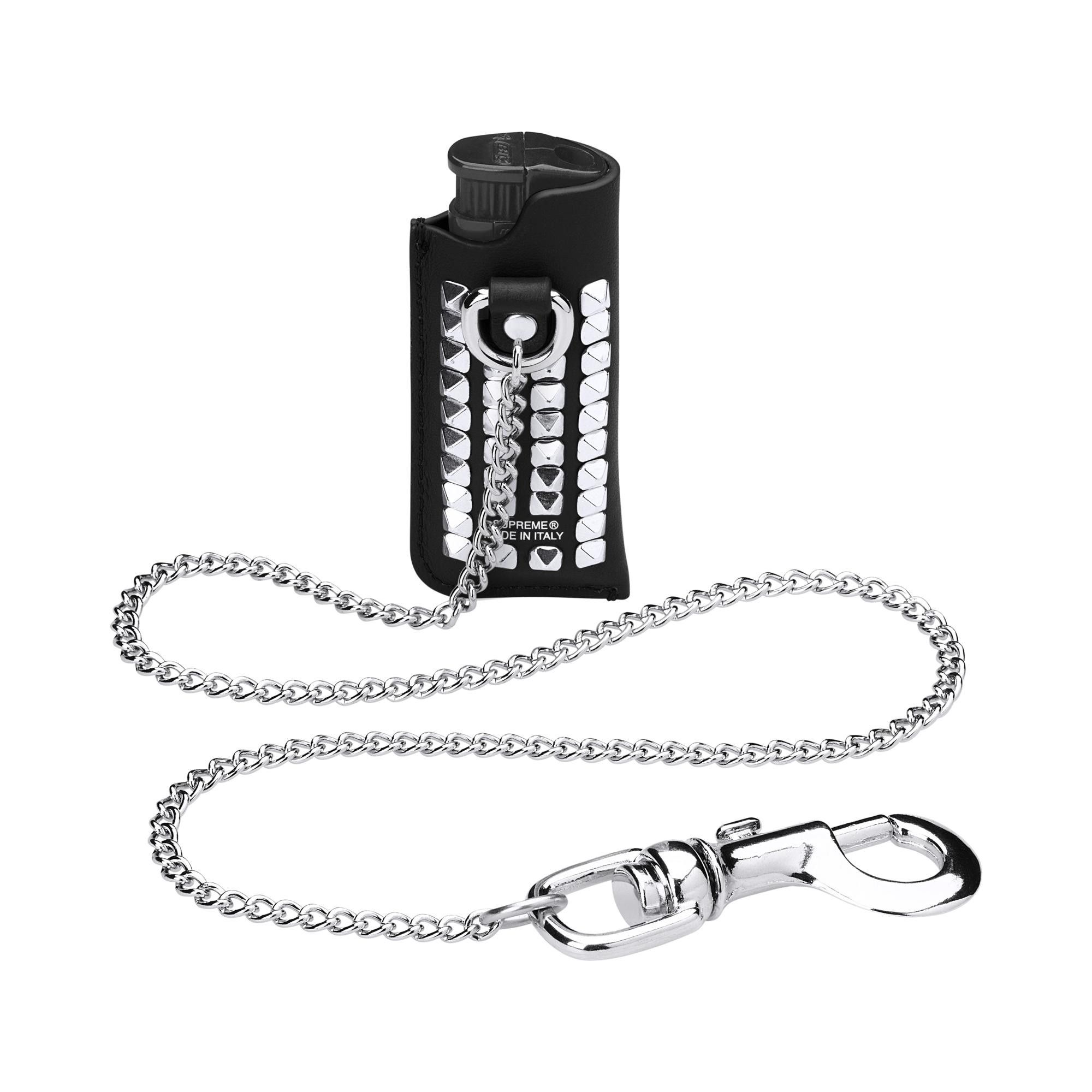 Buy Supreme Studded Leather Lighter Holder 'Black' - SS26B39 BLACK