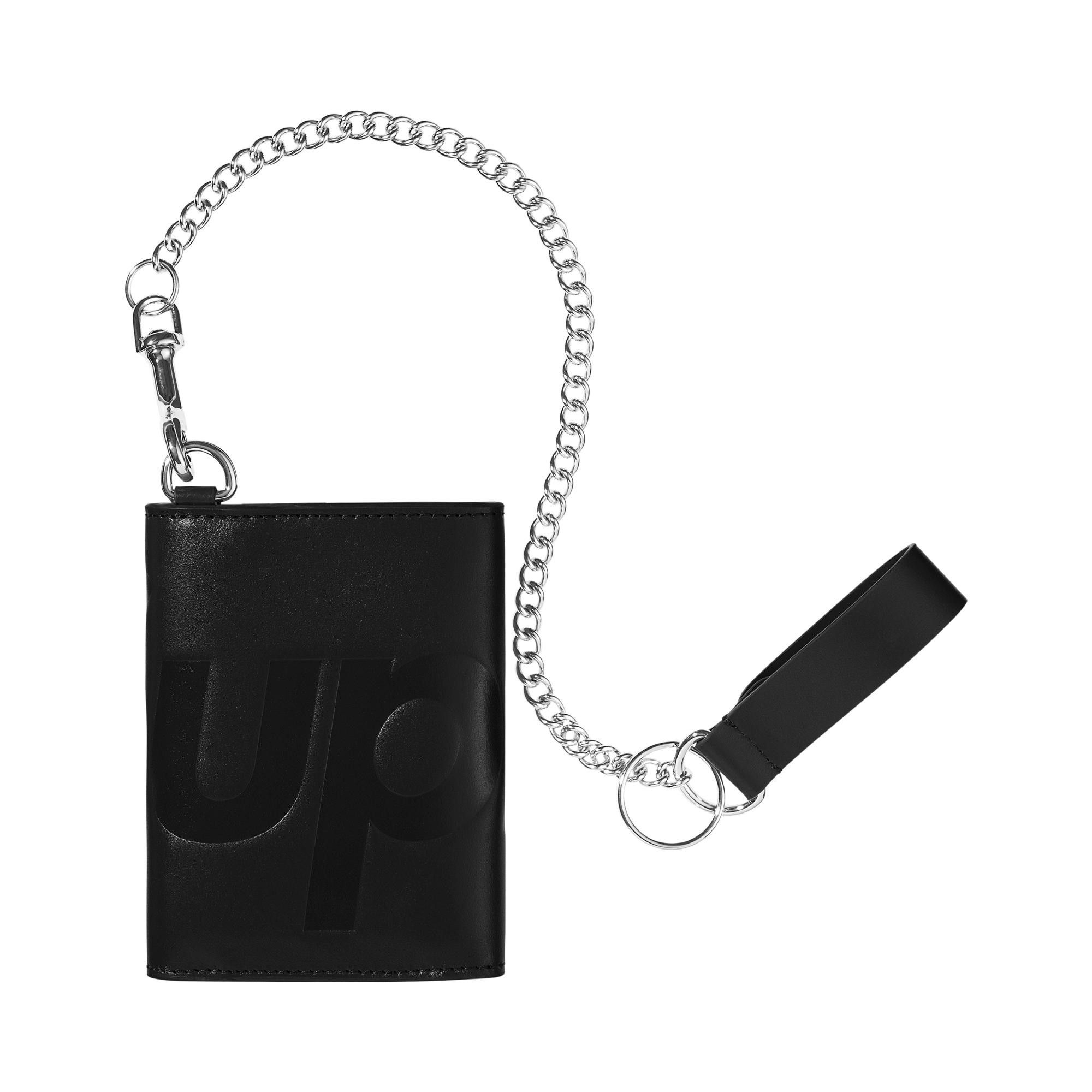 Buy Supreme Leather Chain Wallet 'Black' - SS26B37 BLACK | GOAT