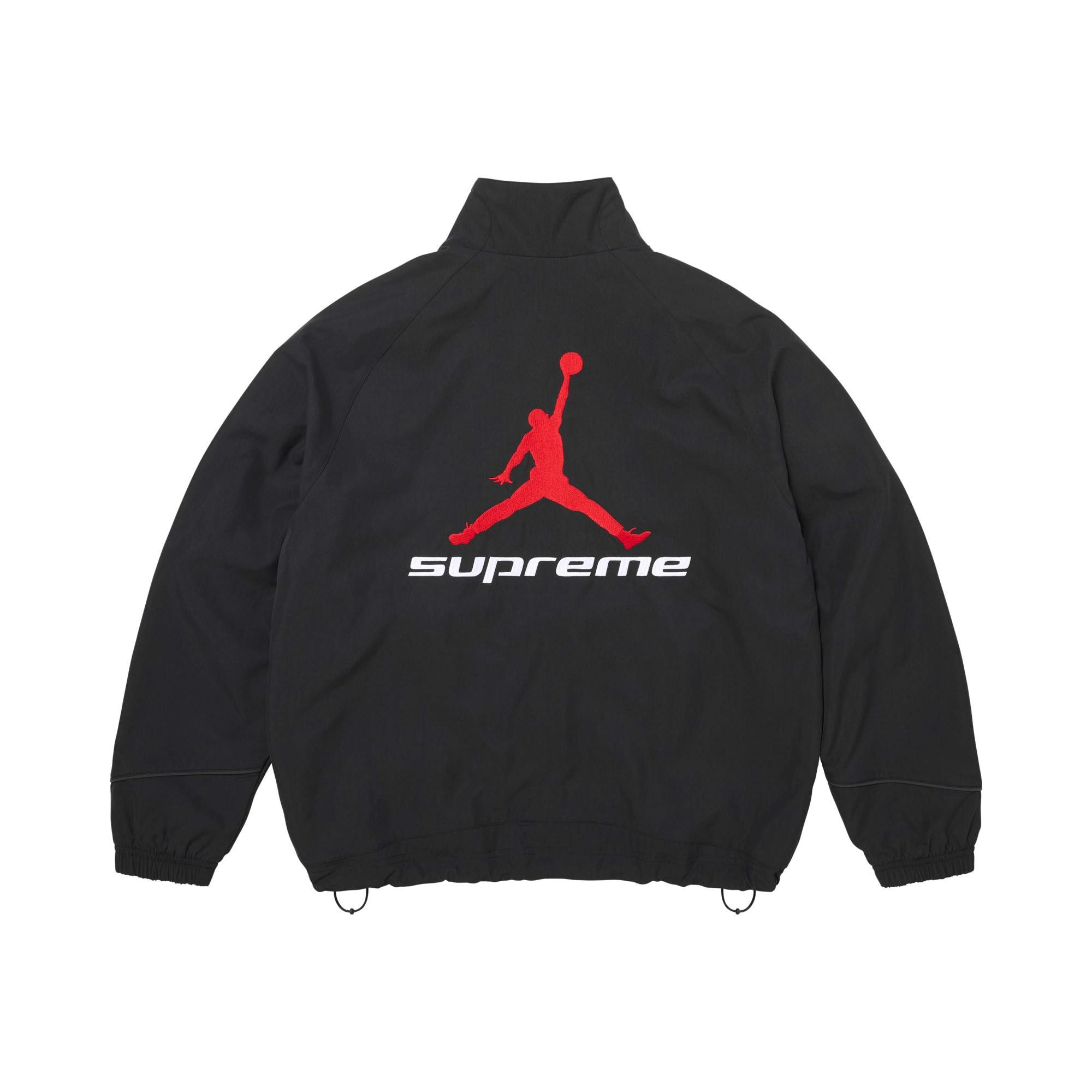 Buy Supreme x Jordan Track Jacket 'Black' - SS26J11 BLACK | GOAT CA