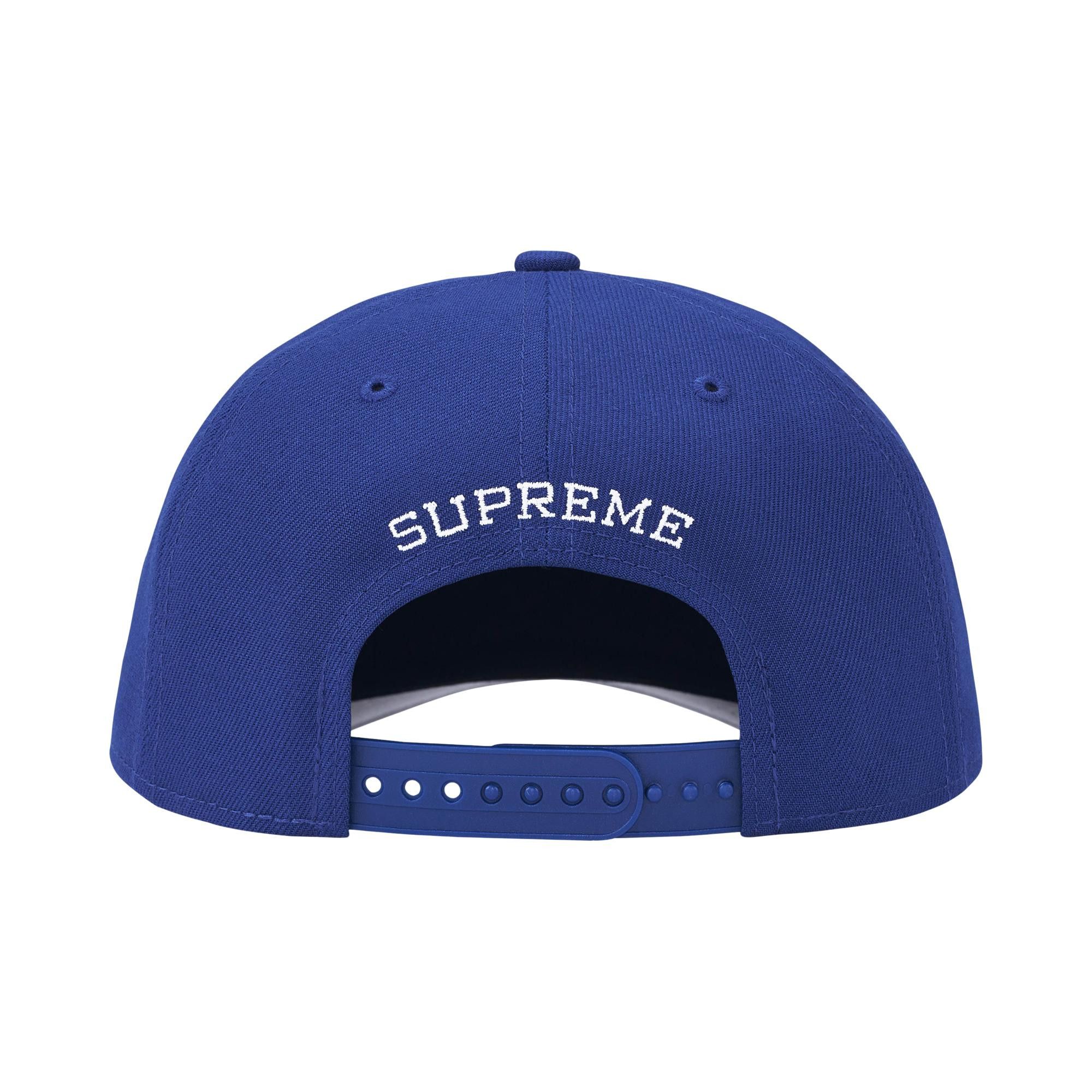 Buy Supreme Gothic Outline Adjustable New Era 'Navy' - SS26H116