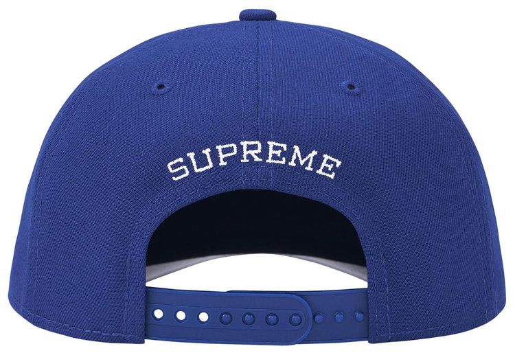 Supreme Gothic Outline Adjustable New Era Navy
