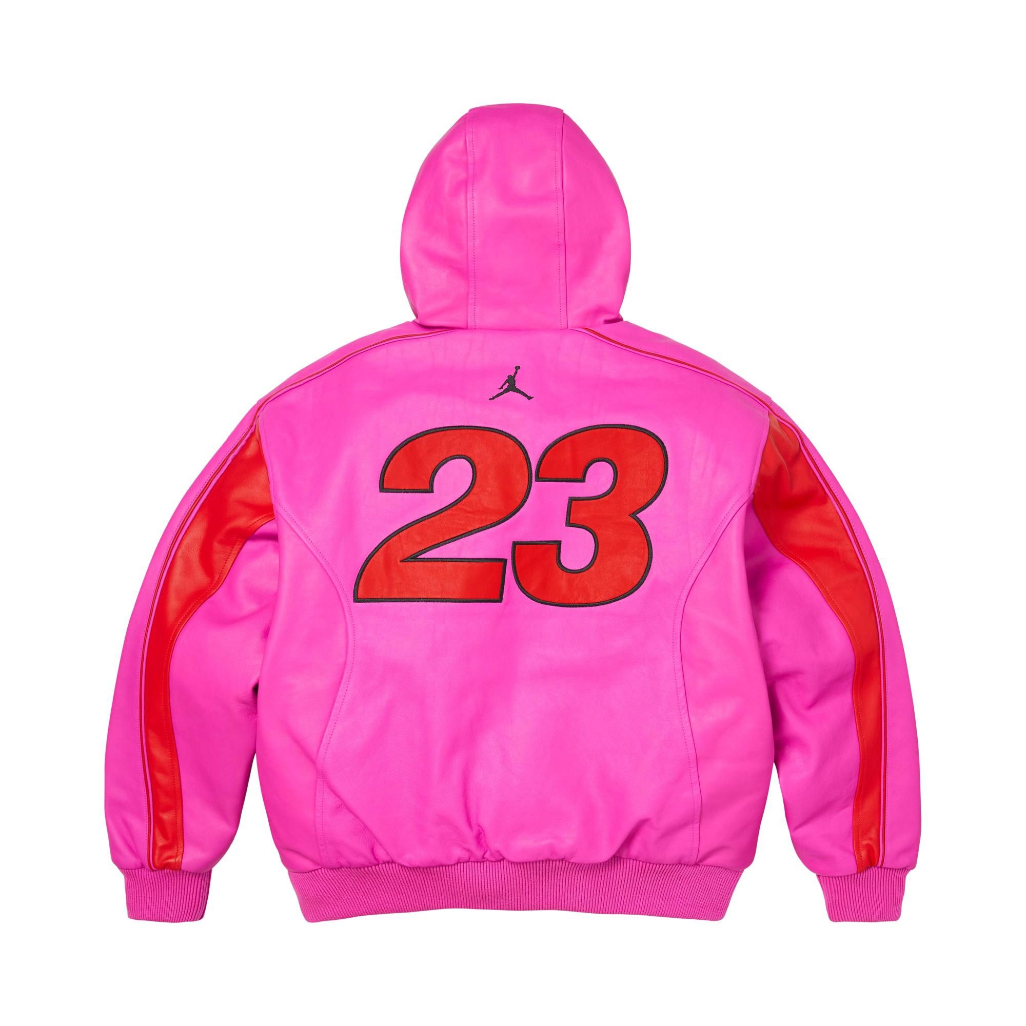 Jordan Golf ハーフジップジャケット L ピンク Buy Supreme x Jordan Hooded Leather Jacket 'Pink' - SS26J10 PINK