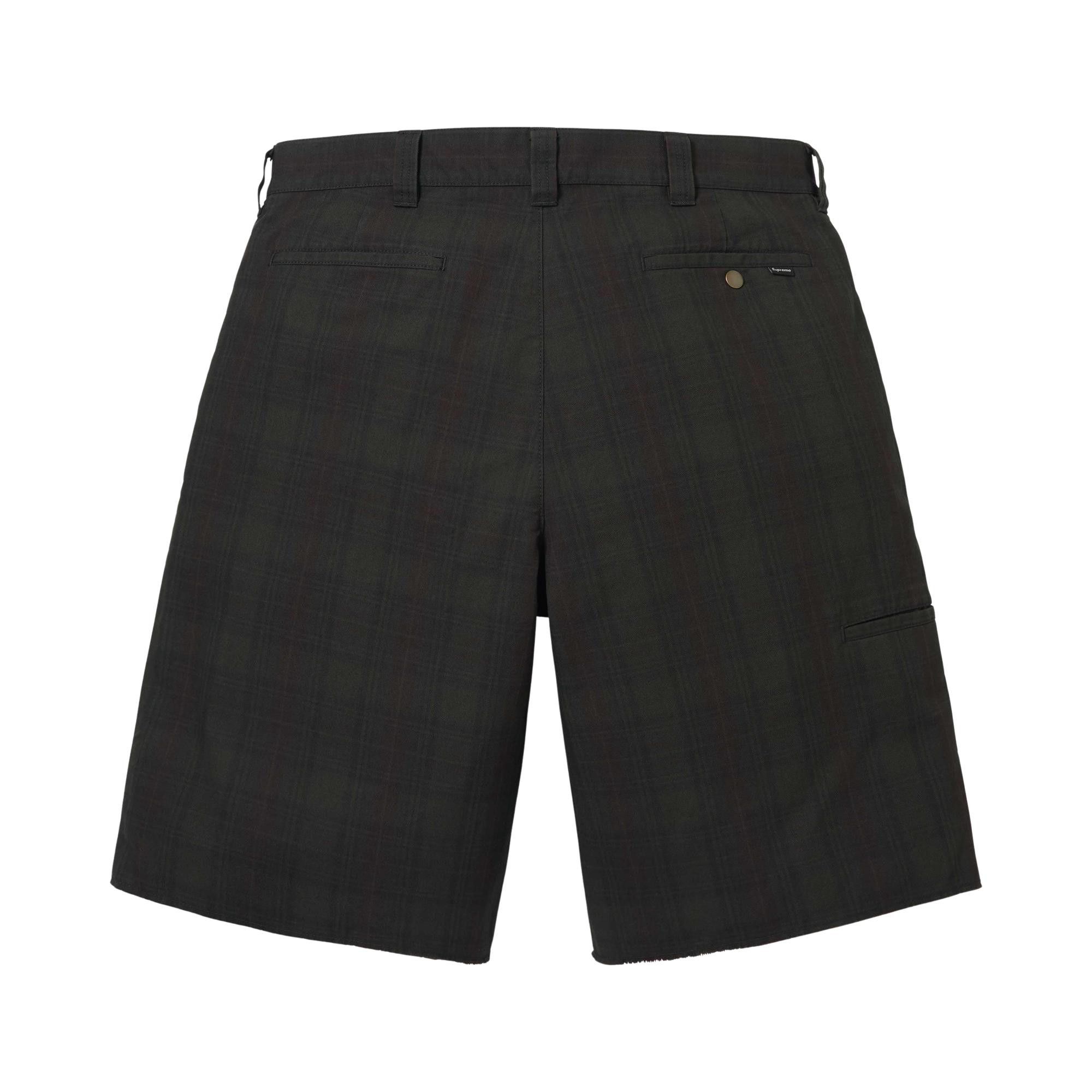 Buy Supreme Work Short 'Black Plaid' - SS26SH19 BLACK PLAID | GOAT