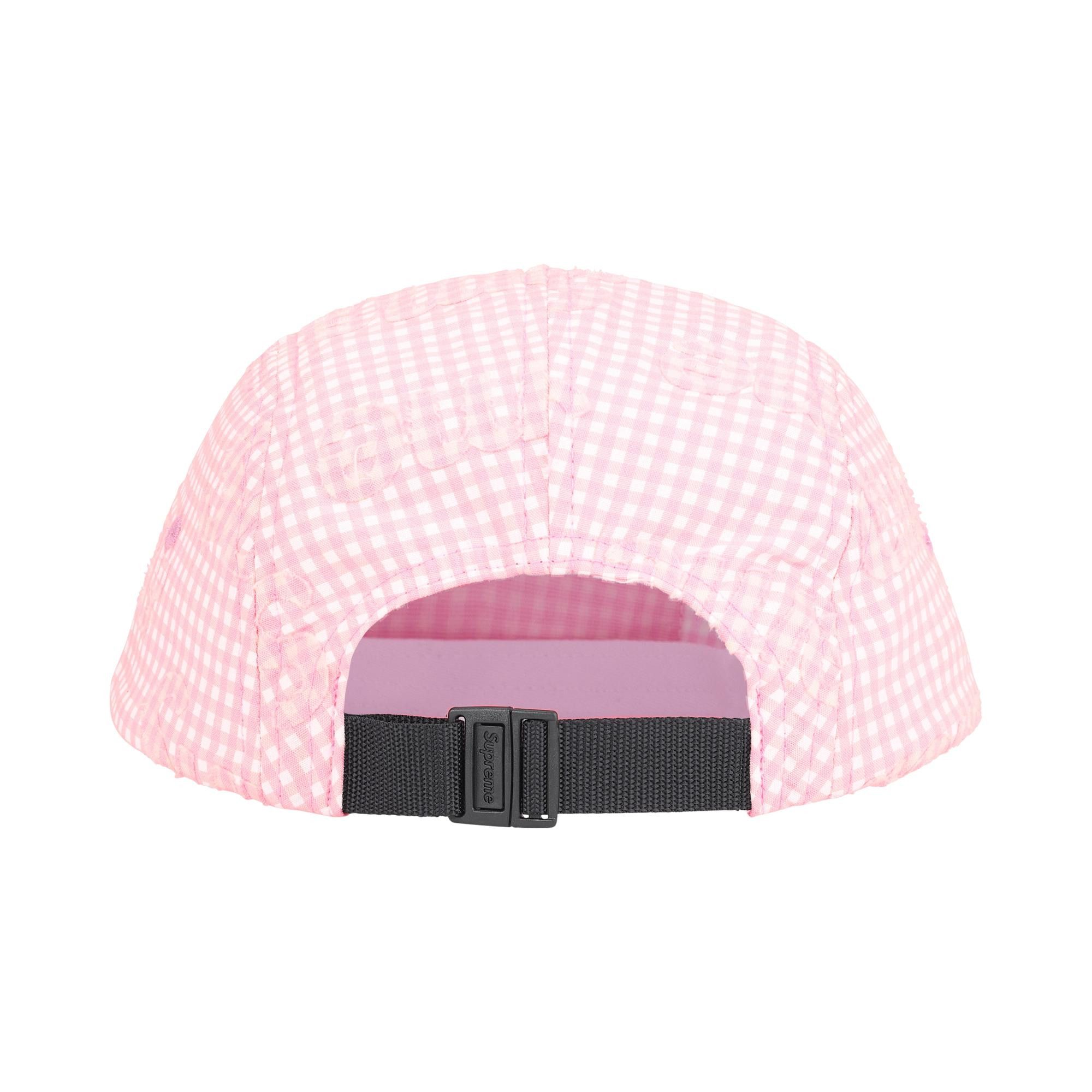 Buy Supreme Monogram Gingham Camp Cap 'Pink' - SS26H38 PINK | GOAT
