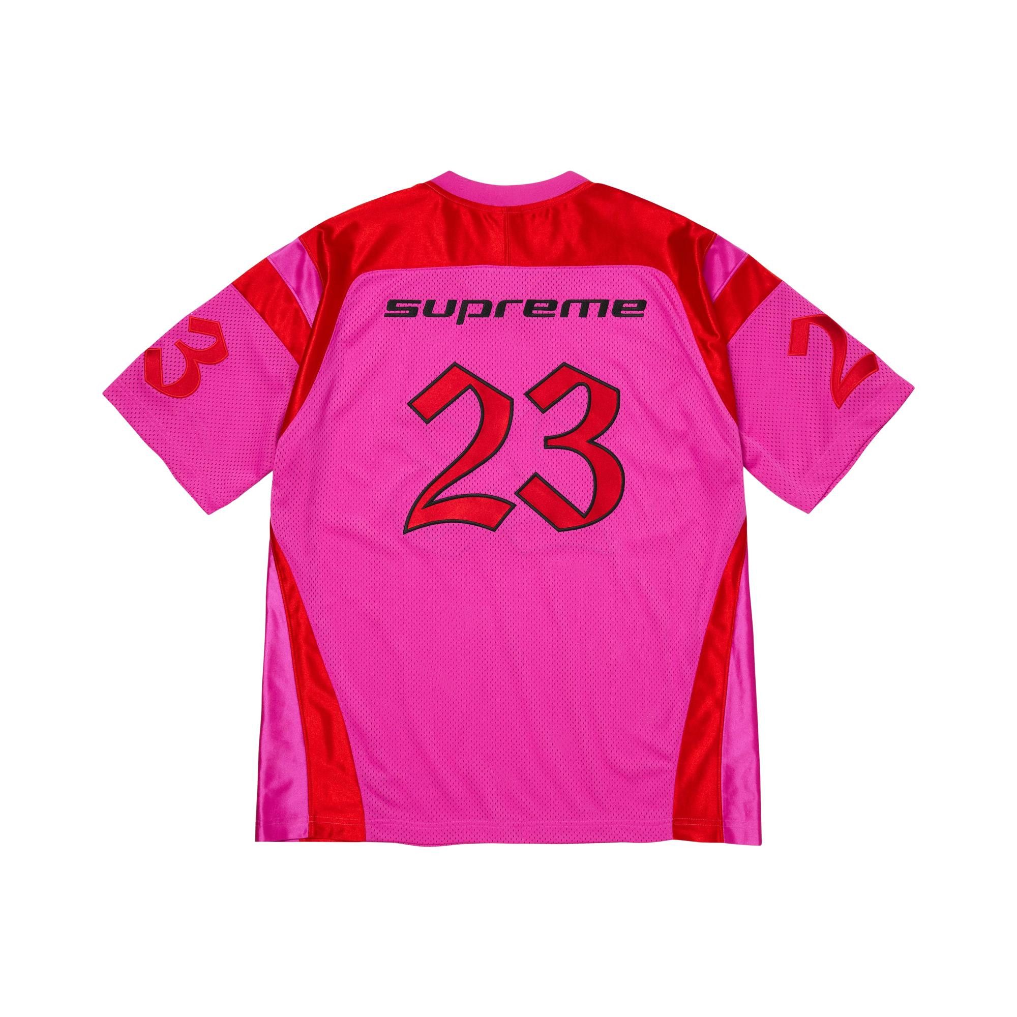Buy Supreme x Jordan Warm Up Jersey 'Pink' - SS26KN23 PINK | GOAT CA