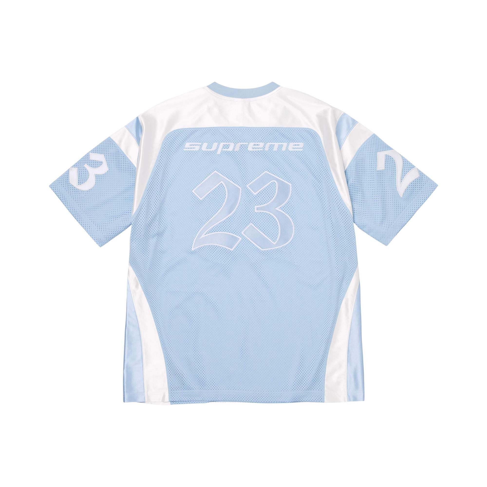 Buy Supreme x Jordan Warm Up Jersey 'Light Blue' - SS26KN23 LIGHT