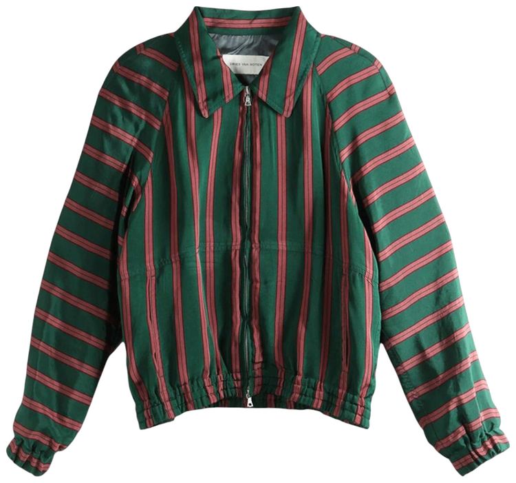 Dries Van Noten Fluid Striped Jacket Bottle