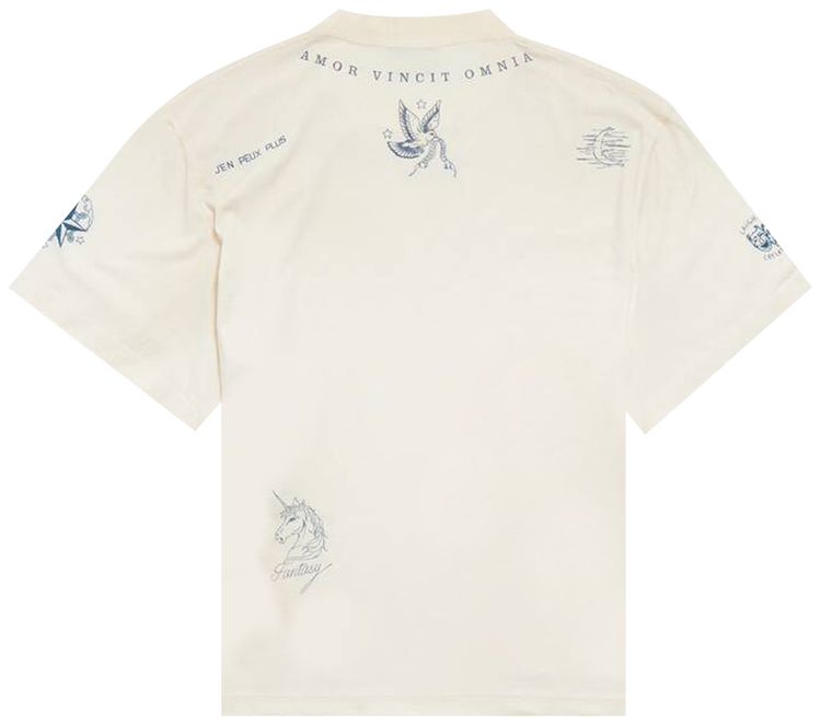 Balenciaga Short Sleeve Top Ivory