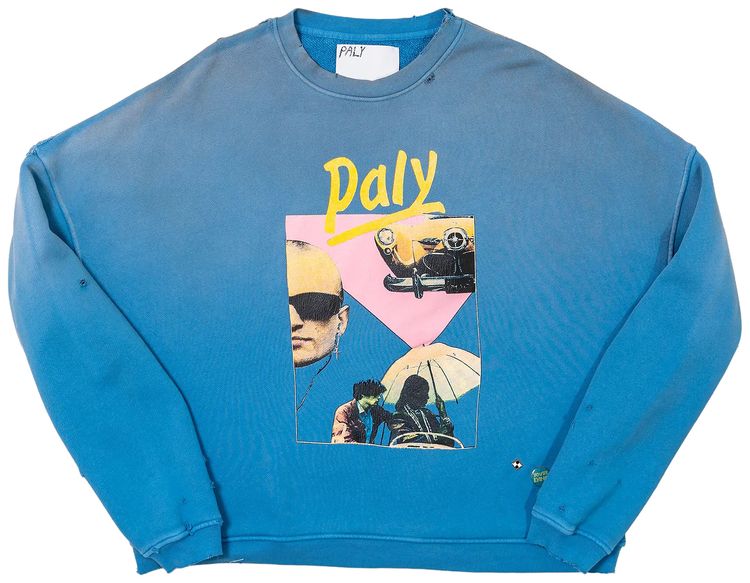 Paly Hollywood Still Life Crewneck Blue