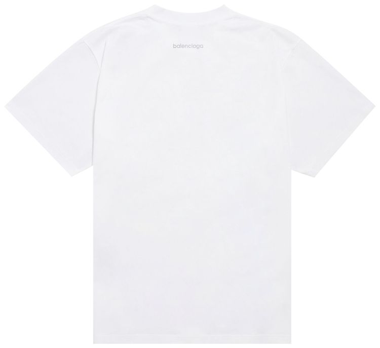 Balenciaga Medium Fit T Shirt Black