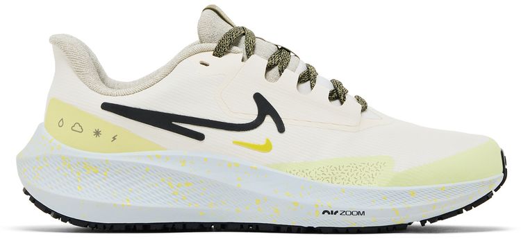 Nike Wmns Air Zoom Pegasus 39 Shield Pale Ivory Luminous Green