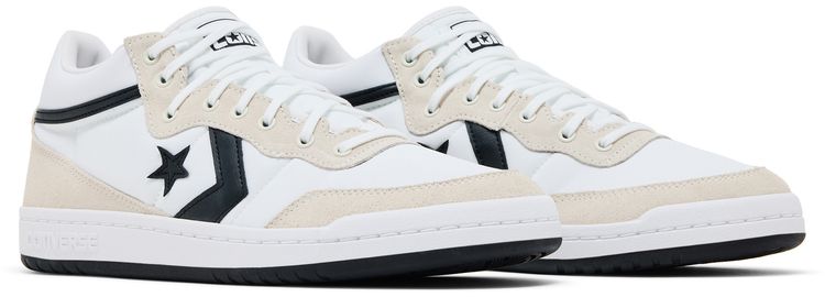 Converse Fastbreak Pro Mid White Black Egret