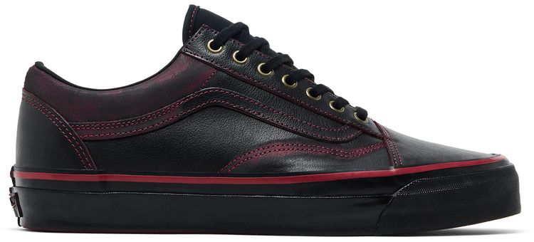Tania Cruz x Vans Premium Old Skool Dark Red Rub Away