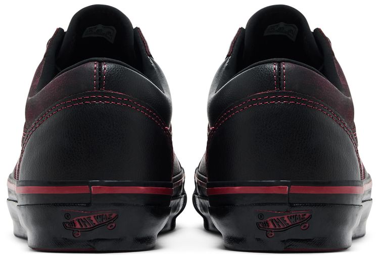 Tania Cruz x Vans Premium Old Skool Dark Red Rub Away