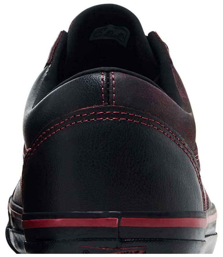 Tania Cruz x Vans Premium Old Skool Dark Red Rub Away