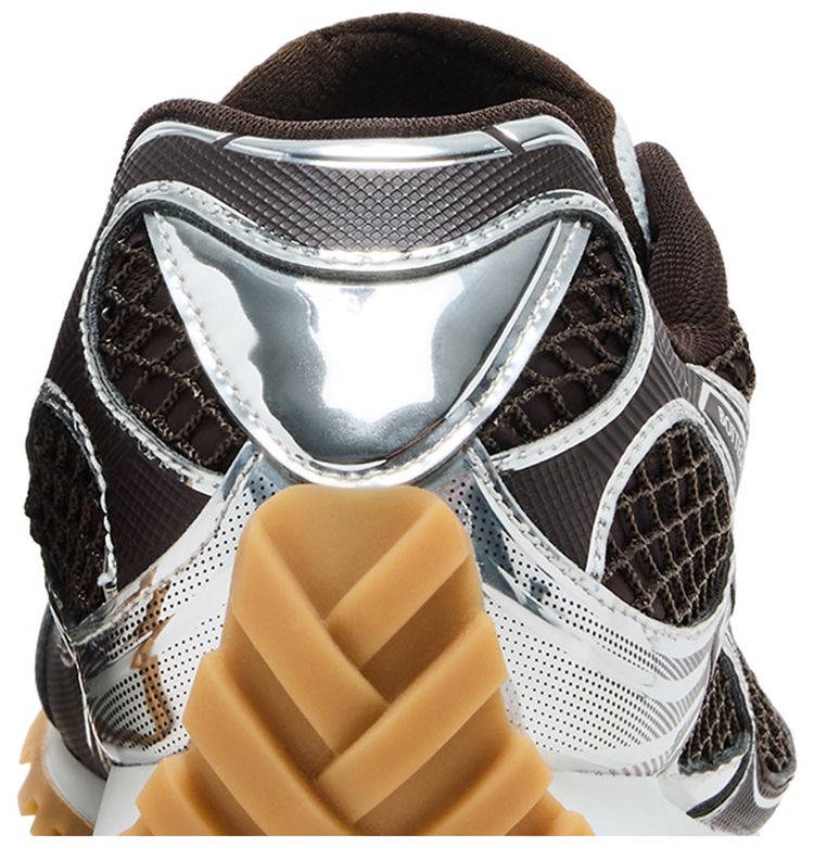 Bottega Veneta Wmns Orbit Low Top Lace Up Fondant Silver
