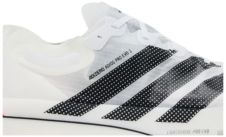 adidas Adizero Adios Pro Evo 3 Cloud White Core Black Solar Turbo