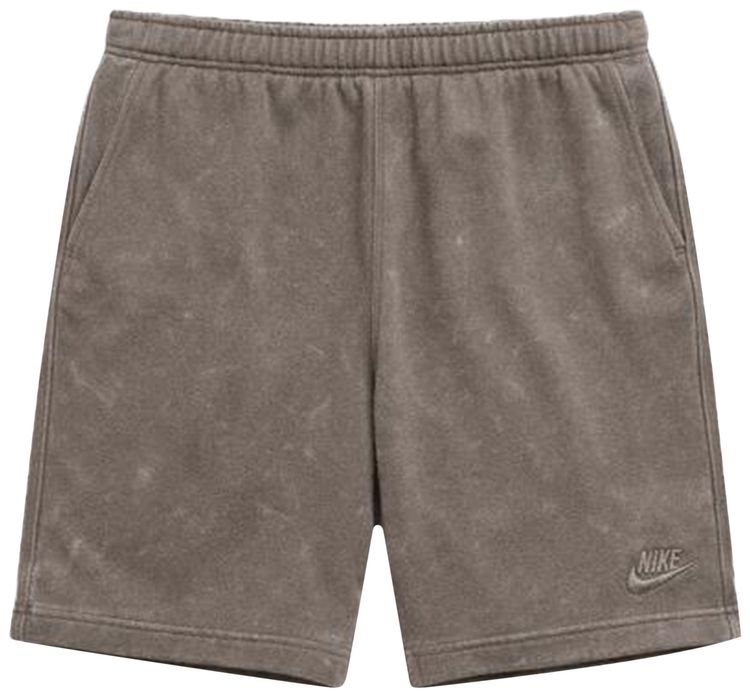 Nike Club Fleece Shorts Acid Wash