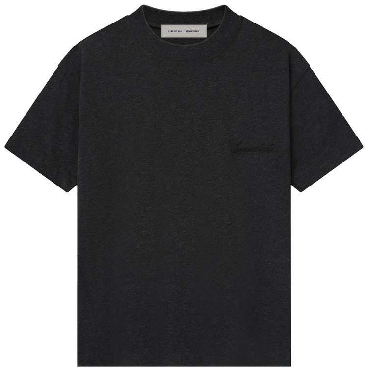 Fear of God Essentials Embroidered Essential Tee Vintage Black