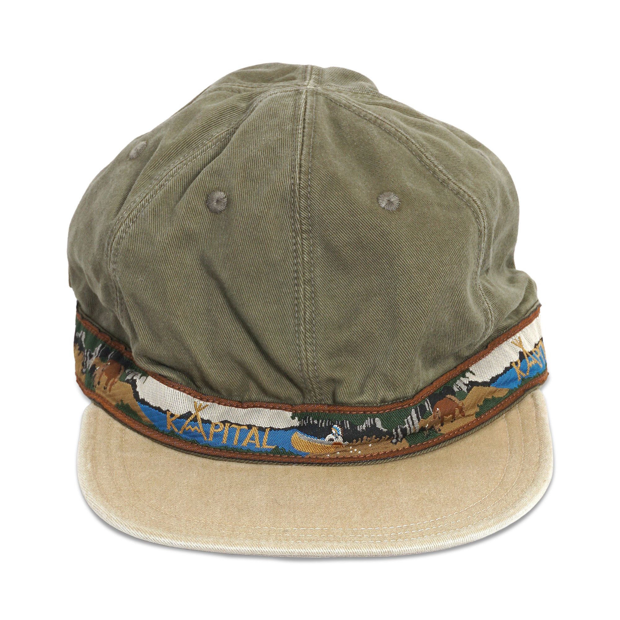 Buy Kapital Chino Brimfield Cap (Navajo Boat) 'Khaki/Beige