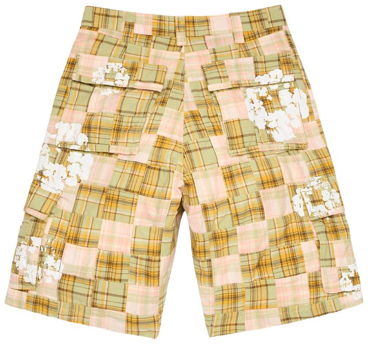 Denim Tears Cotton Wreath Cargo Short Madras Multicolor