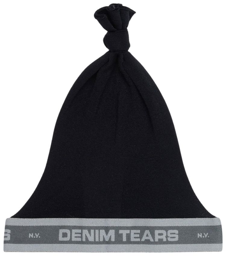 Denim Tears Stocking Wave Cap Black