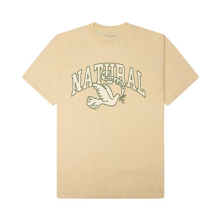Museum of Peace  Quiet Natural Dove T Shirt Bone