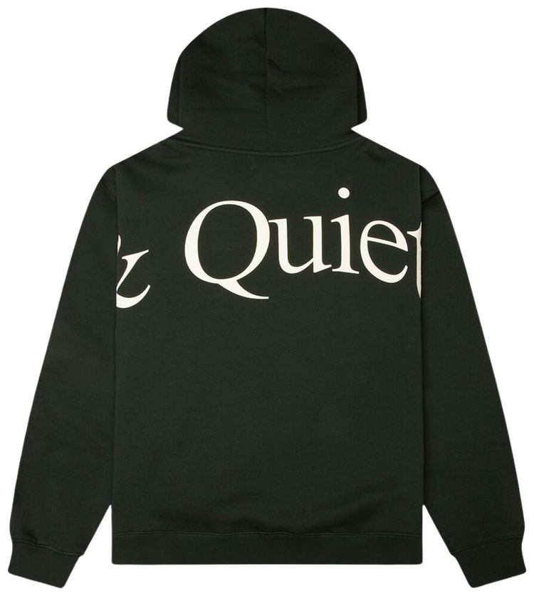 Museum of Peace  Quiet Jumbo Wordmark Hoodie Forest