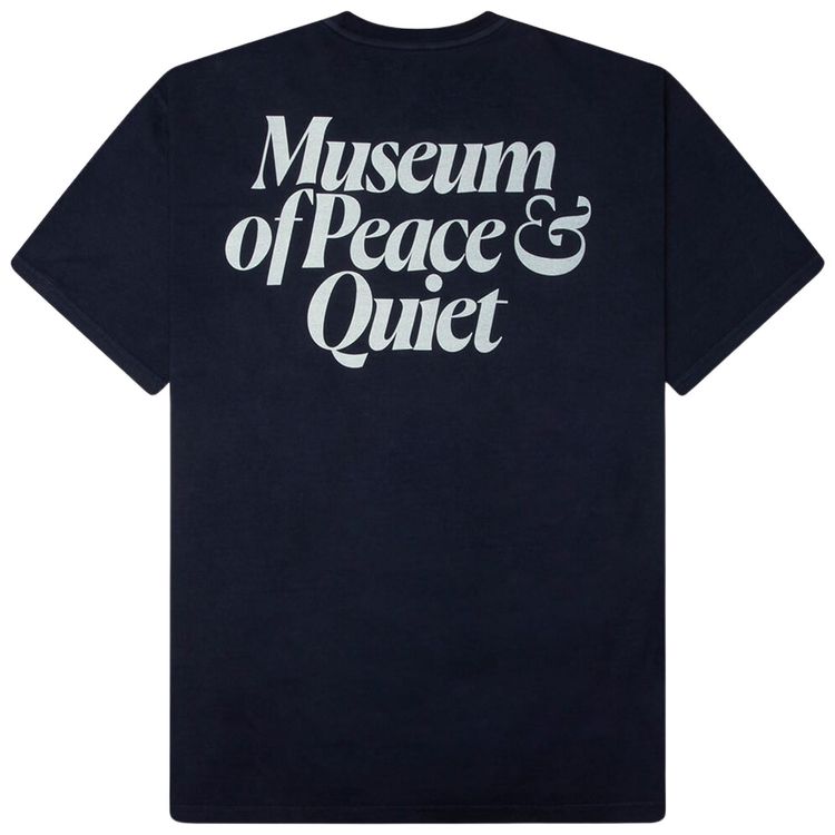 Museum of Peace  Quiet Mid Century T Shirt Navy
