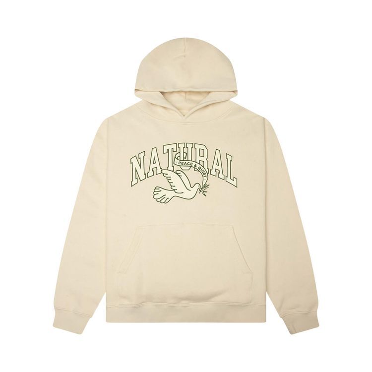 Museum of Peace  Quiet Natural Dove Hoodie Bone