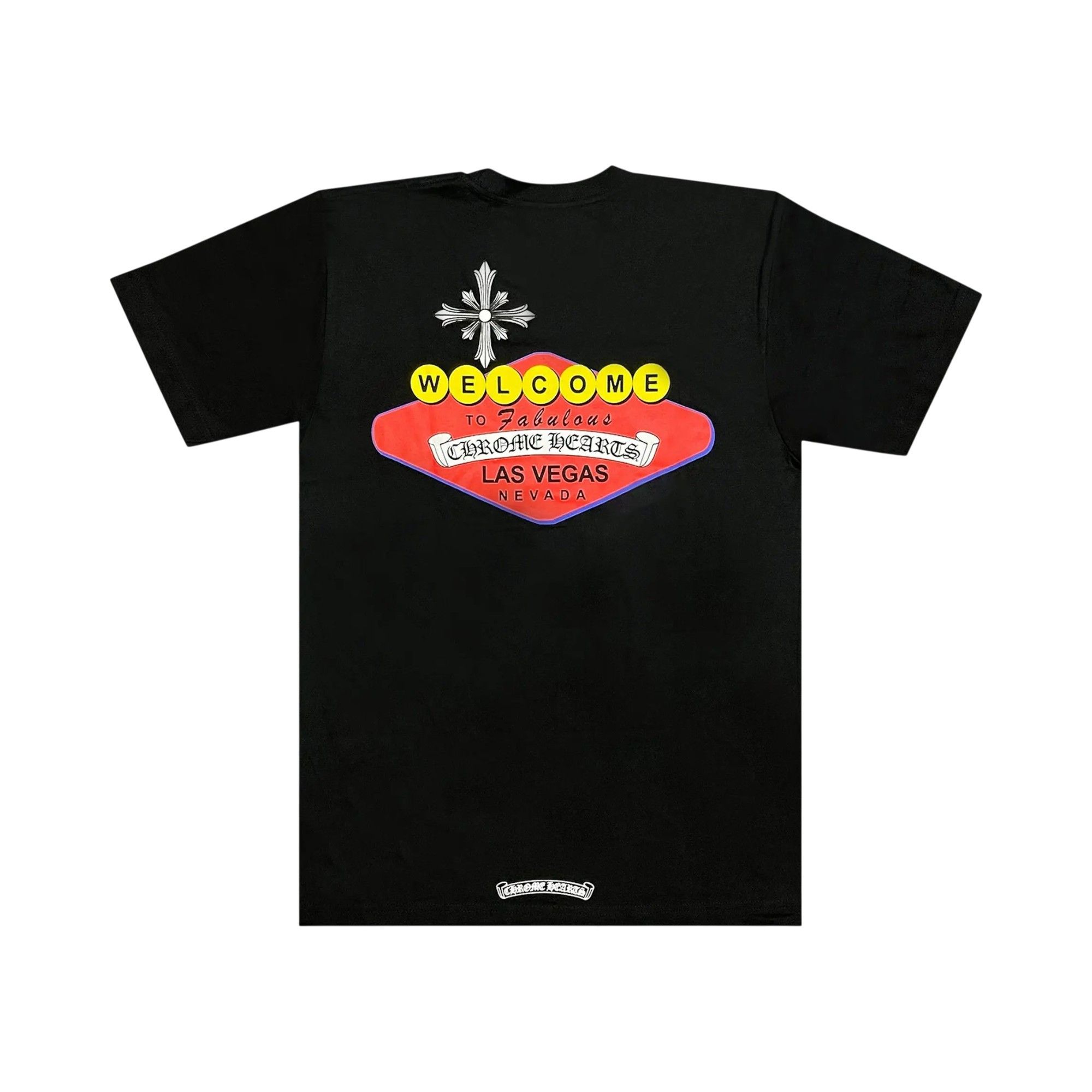 Buy Chrome Hearts T-Shirt (Las Vegas Exclusive) 'Black/Multicolor
