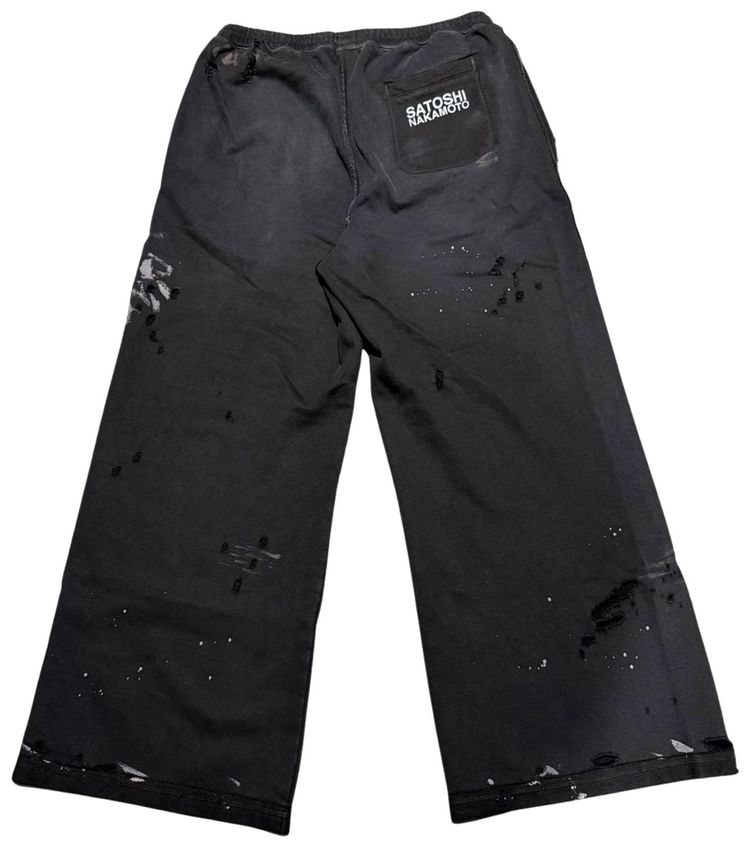 Satoshi Nakamoto Luke Fleece Sweatpant Black