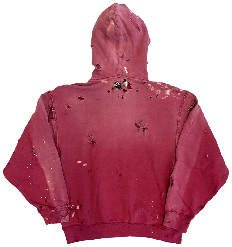 Satoshi Nakamoto Luke Fleece Hoodie Burgundy