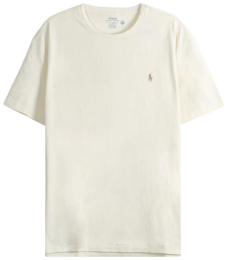 Polo Ralph Lauren Classic Fit Crewneck T Shirt Parchment Cream