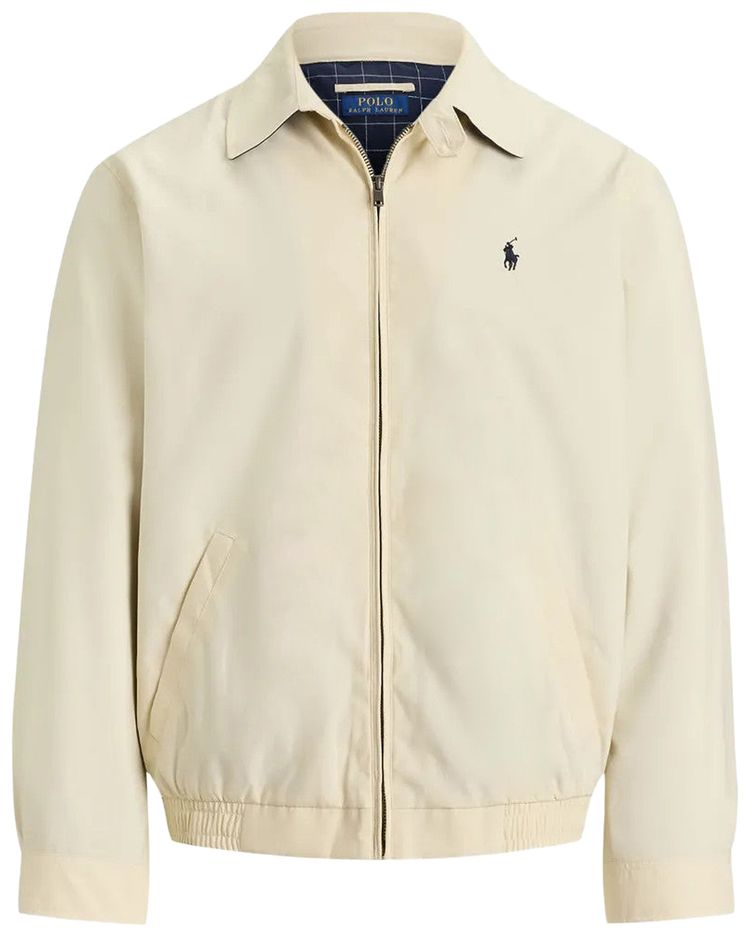 Polo Ralph Lauren Polyester Twill Bi Swing Windbreaker Jacket New Stone