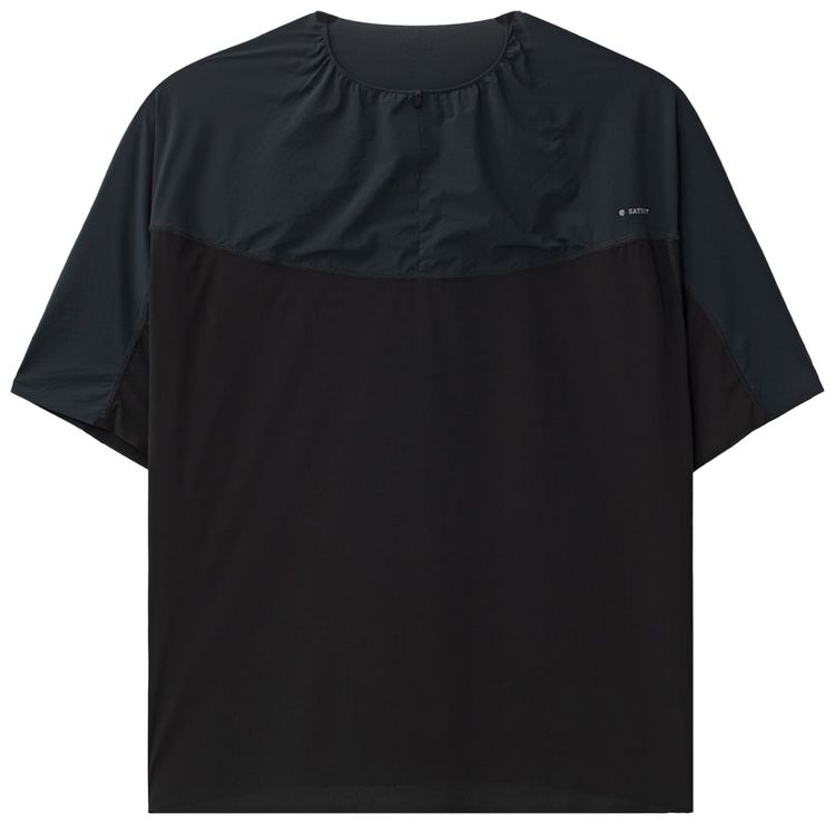 SATISFY Justice Trail Half Zip T Shirt Black