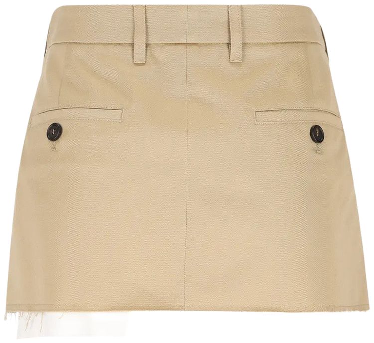 Miu Miu Chino Mini Skirt Cord