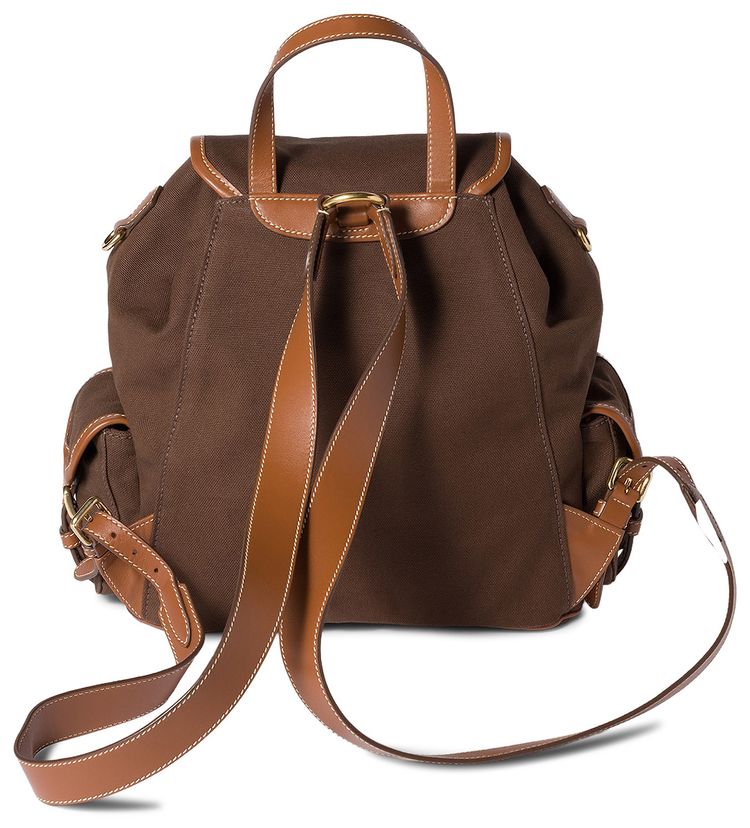 Miu Miu Canvas Backpack CacaoBrandy