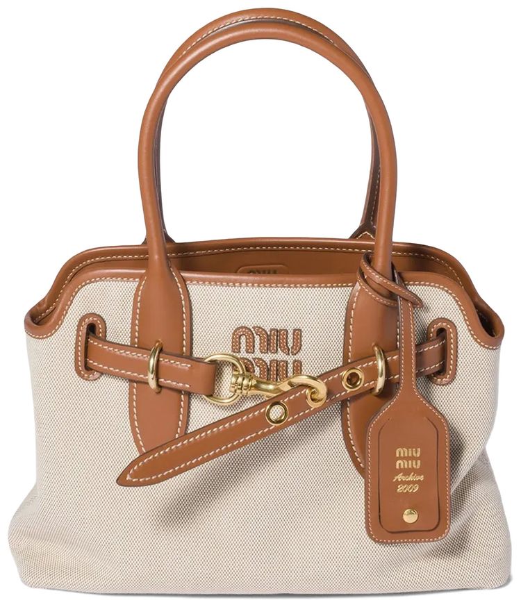 Miu Miu Aventura Shoulder Bag NaturaleBrand