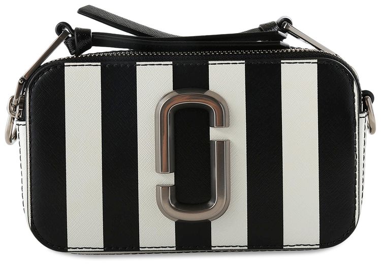 Marc Jacobs The Stripe Chain Snapshot Bag BlackMulticolor