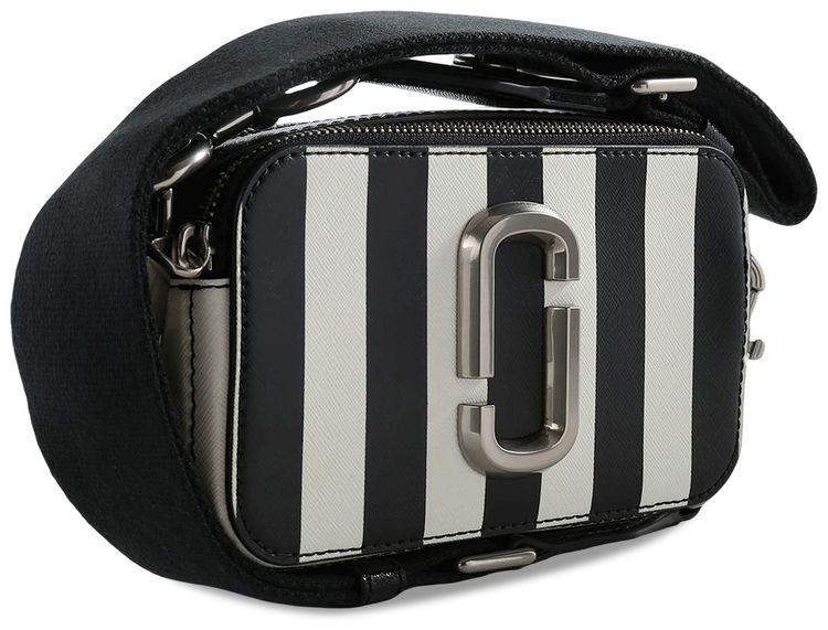 Marc Jacobs The Stripe Chain Snapshot Bag BlackMulticolor