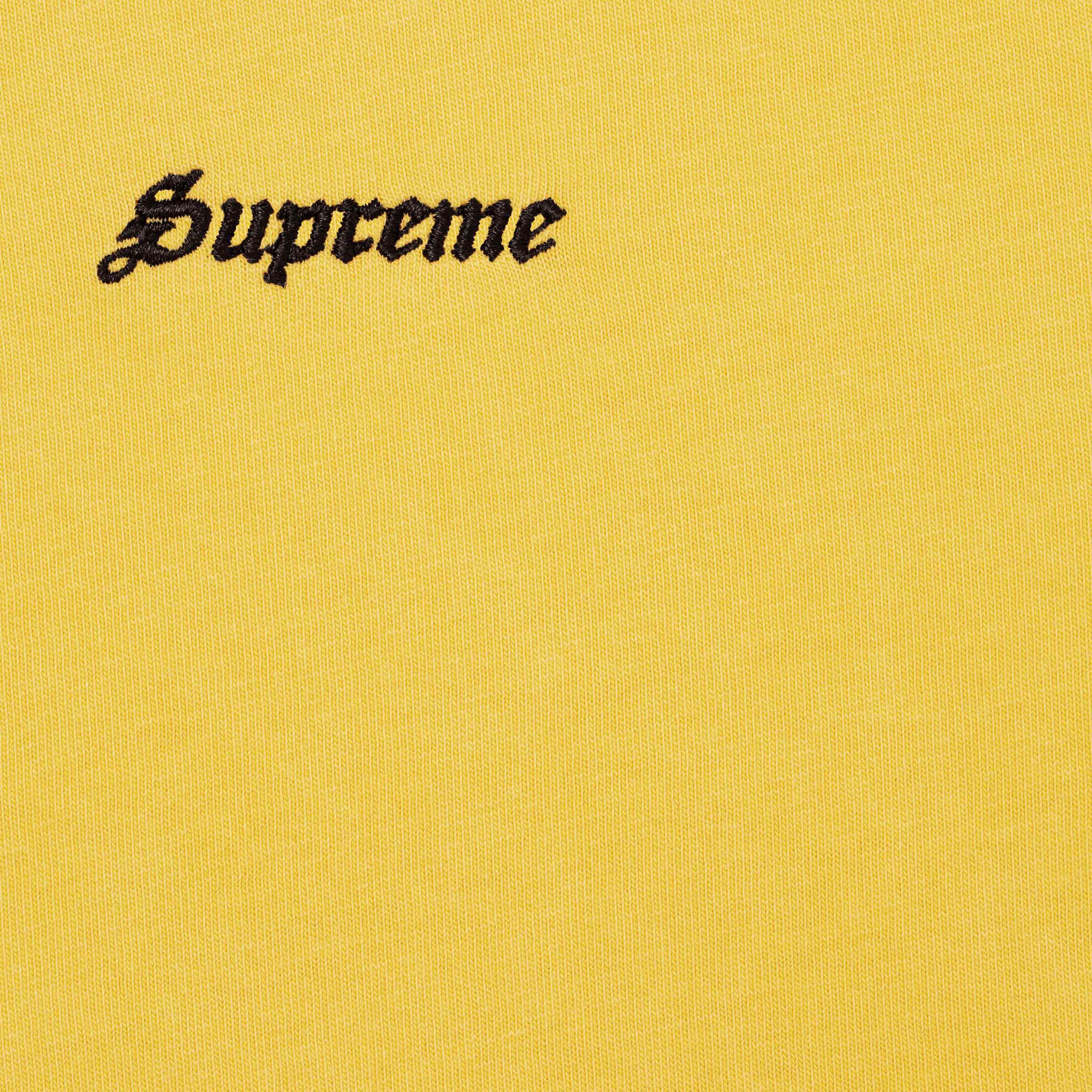Buy Supreme Washed Short-Sleeve Top 'Yellow' - SS26KN80 YELLOW | GOAT