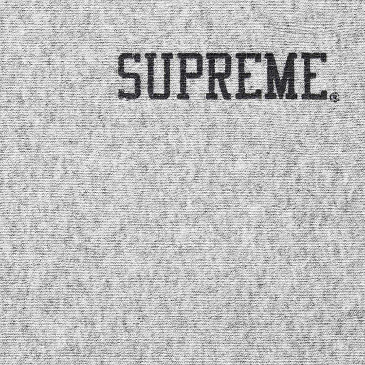 Supreme Washed Crewneck Heather Grey