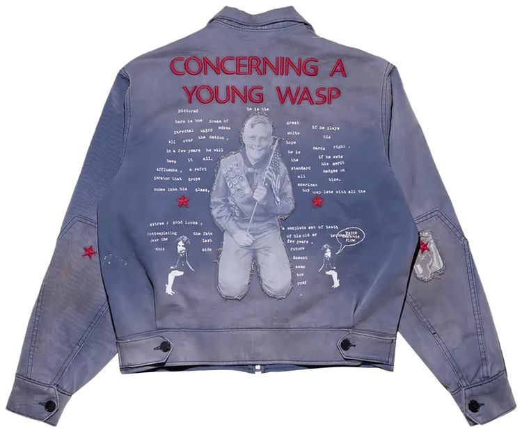 Enfants Riches Deprimes Young Wasp Jacket Navy