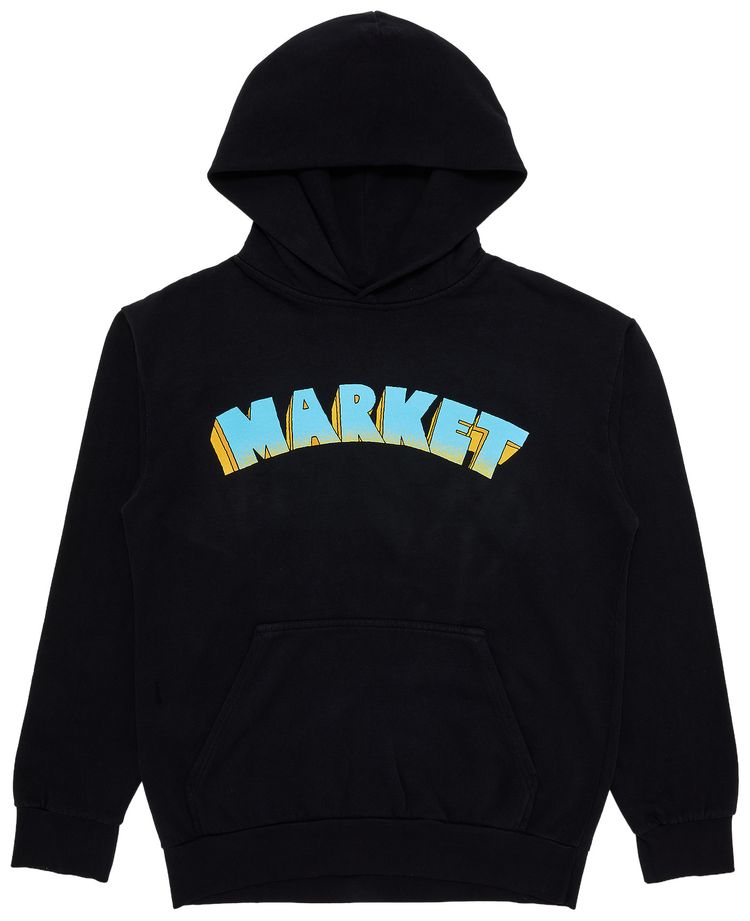 Market Players Club Hoodie Black