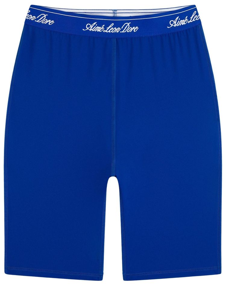 Aime Leon Dore Logo Biker Short Royal Blue